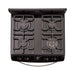 electrodomestico cocina estufa piso en cristal 60 cm gas natural negro haceb 9003520 mp madecentro