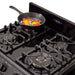 electrodomestico cocina estufa piso en cristal 60 cm gas natural negro haceb 9003520 mp madecentro