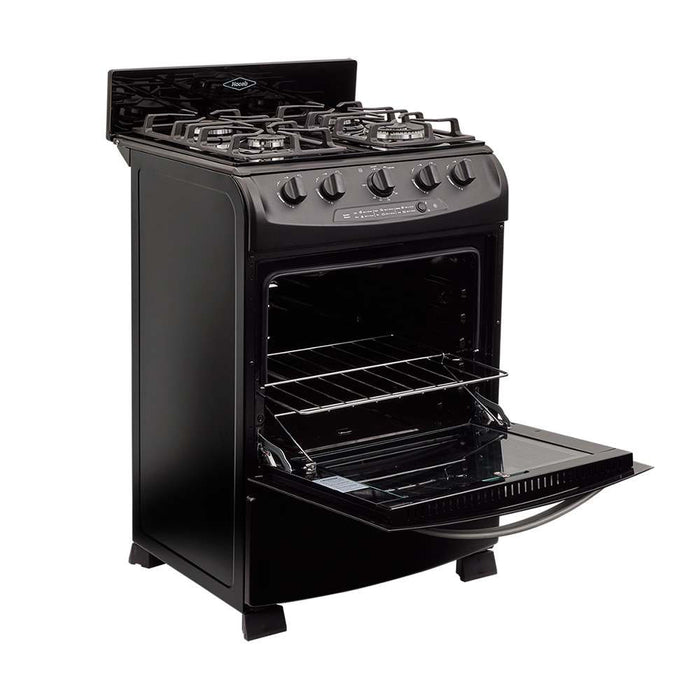electrodomestico cocina estufa piso en cristal 60 cm gas natural negro haceb 9003520 mp madecentro