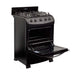 electrodomestico cocina estufa piso en cristal 60 cm gas natural negro haceb 9003520 mp madecentro
