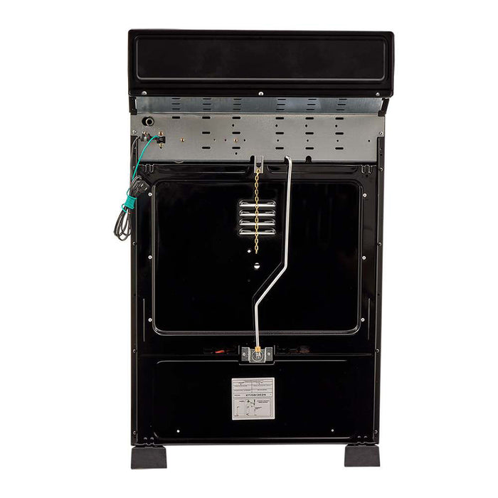 electrodomestico cocina estufa piso en cristal 60 cm gas natural negro haceb 9003520 mp madecentro