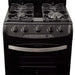 electrodomestico cocina estufa piso en cristal 60 cm gas natural negro haceb 9003520 mp madecentro