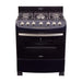 electrodomestico cocina estufa piso en cristal 76 cm gas propano negro haceb 9003525 mp madecentro