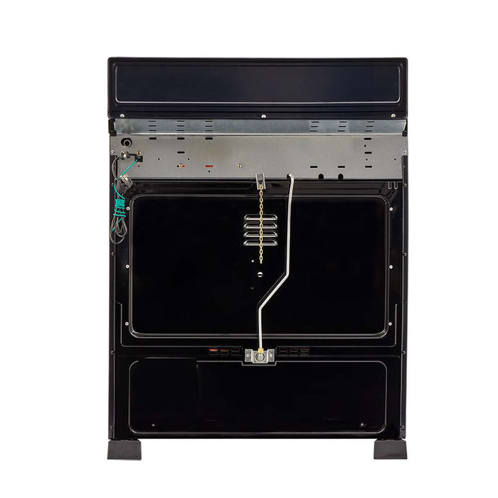 electrodomestico cocina estufa piso en cristal 76 cm gas propano negro haceb 9003525 mp madecentro