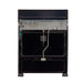 electrodomestico cocina estufa piso en cristal 76 cm gas propano negro haceb 9003525 mp madecentro