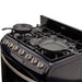 electrodomestico cocina estufa piso en cristal 76 cm gas propano negro haceb 9003525 mp madecentro