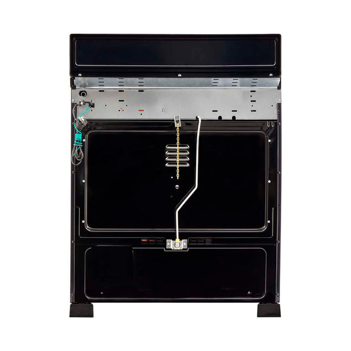 electrodomestico cocina estufa piso en cristal 76 cm gas natural negro haceb 9003524 mp madecentro