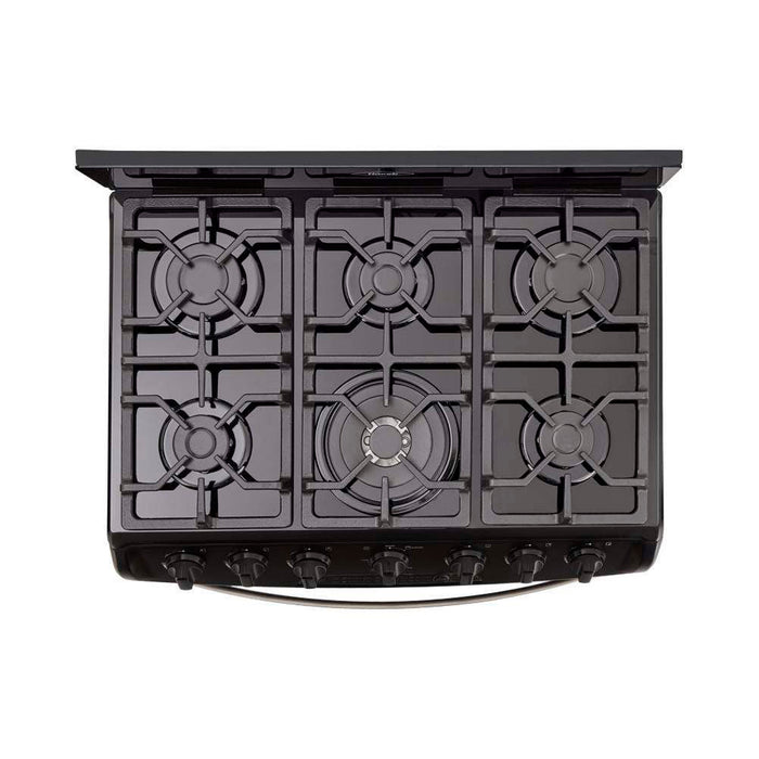 electrodomestico cocina estufa piso en cristal 76 cm gas natural negro haceb 9003524 mp madecentro