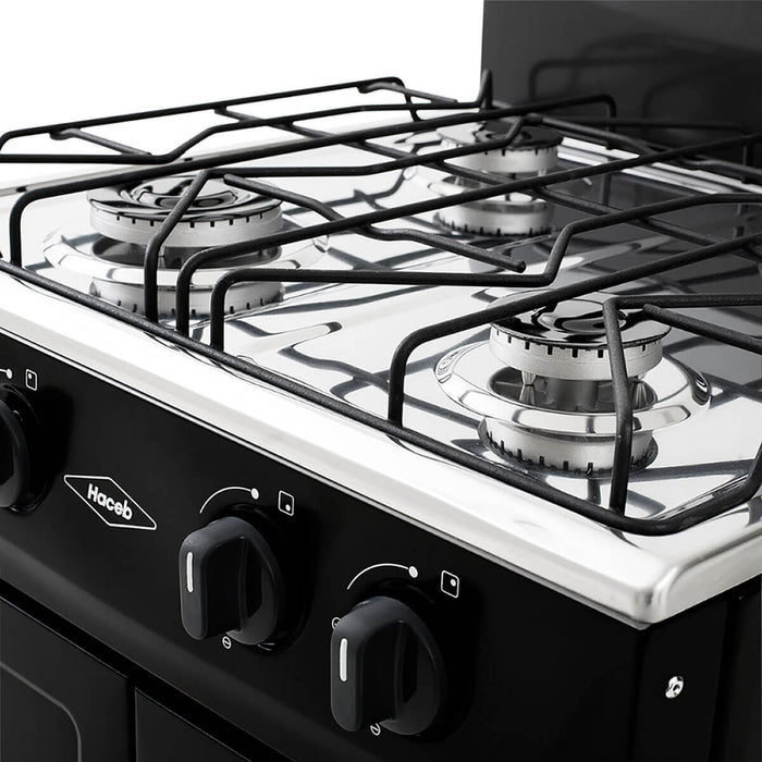 electrodomestico de cocina estufa gabinete torre negra 50 cm gas propano haceb haceb 9003644 madecentro