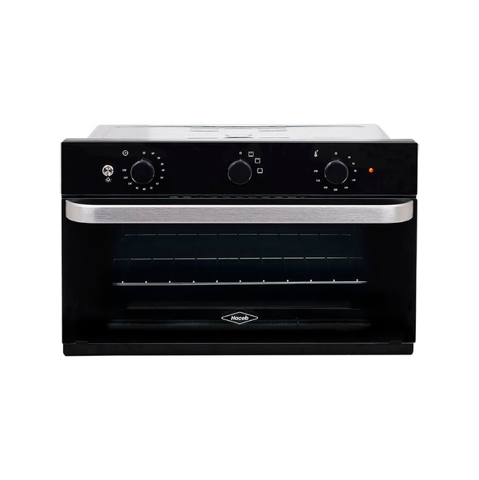 electrodomestico de cocina horno electrico compacto 60 37 negro 220v haceb 9003632 madecentro