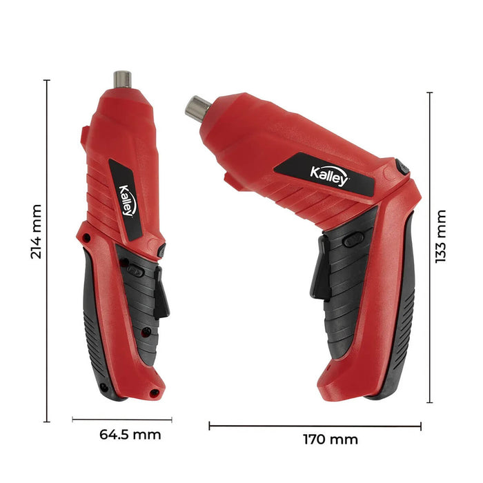 Atornillador inalámbrico 4 V marca Kalley 4V