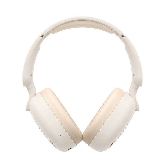 Audífonos de diadema inalámbricos bluetooth Over cancelación de ruido crema marca Kalley