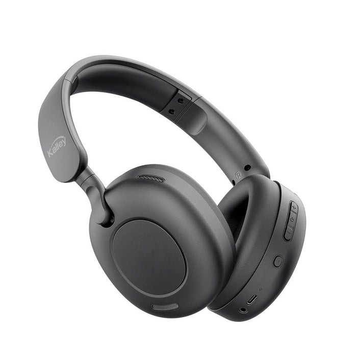 Audífonos de diadema inalámbricos bluetooth Over cancelación de ruido negro marca Kalley