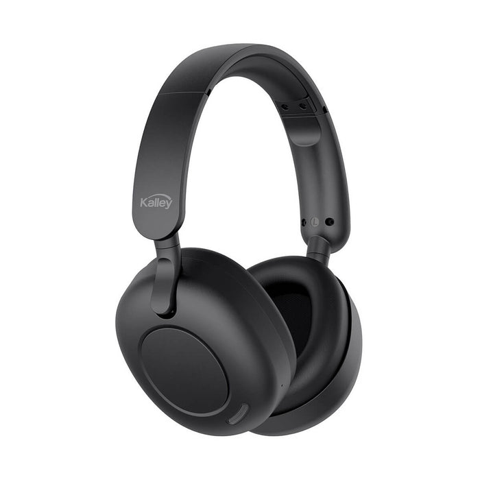 Audífonos de diadema inalámbricos bluetooth Over cancelación de ruido negro marca Kalley