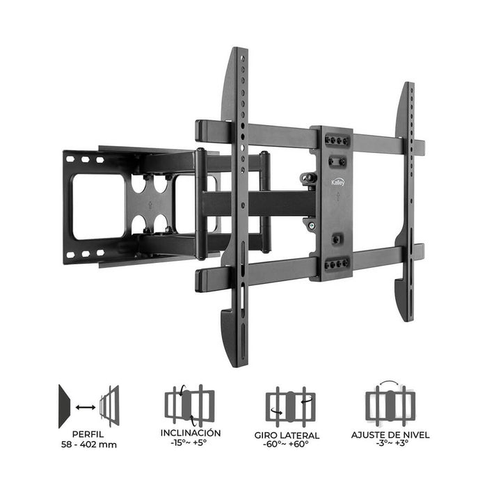 Base para televisores 37” y 80” marca Kalley