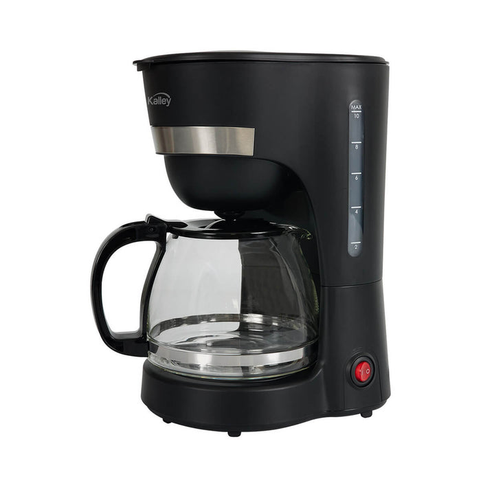 Cafetera basica 10 tazas negro marca Kalley
