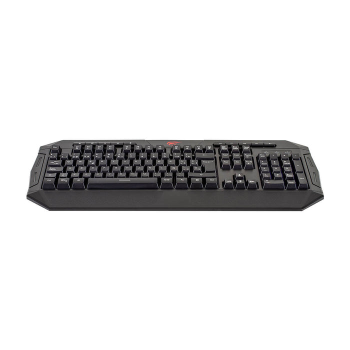 Combo kalley alámbrico teclado + mouse + audífonos + pad mouse gaming negro marca Kalley