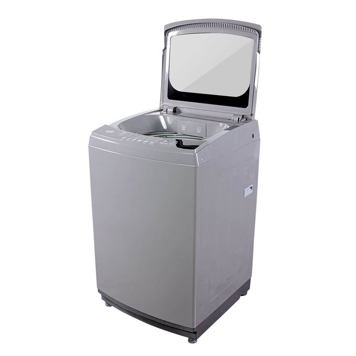Lavadora carga Superior 14 Kilos Gris Marca Kalley