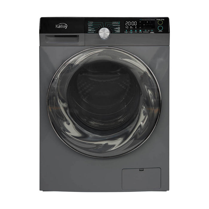 Lavadora/Secadora carga frontal 15 Kilos plateado marca Kalley
