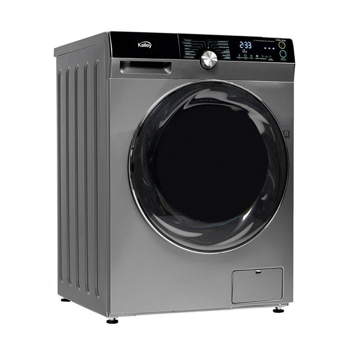Lavadora/Secadora carga frontal 15 Kilos plateado marca Kalley