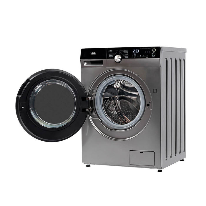 Lavadora/Secadora carga frontal 15 Kilos plateado marca Kalley