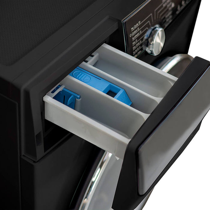 Lavadora/Secadora carga frontal 15 Kilos plateado marca Kalley