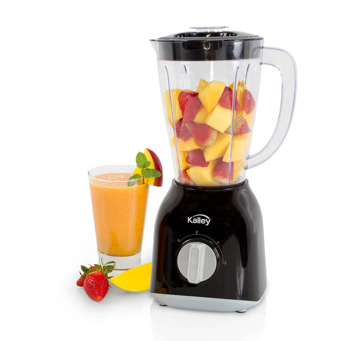 Licuadora 1.5 litros negra marca Kalley