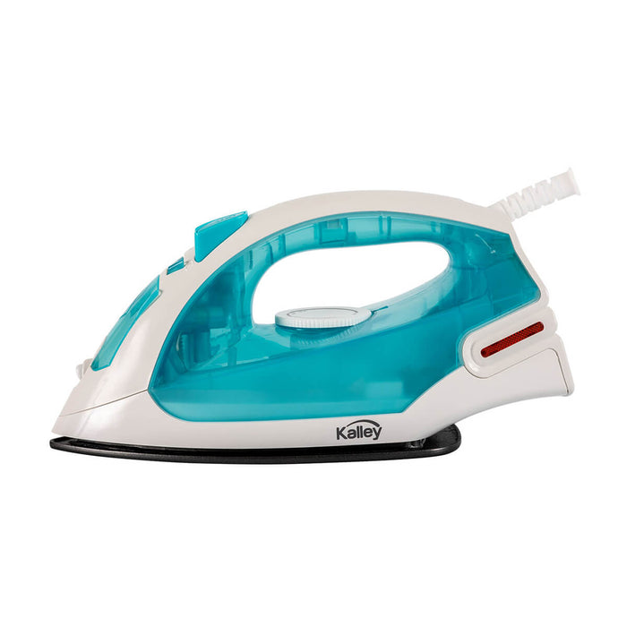 Plancha de ropa vapor azul claro marca Kalley