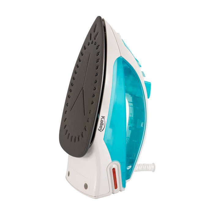 Plancha de ropa vapor azul claro marca Kalley