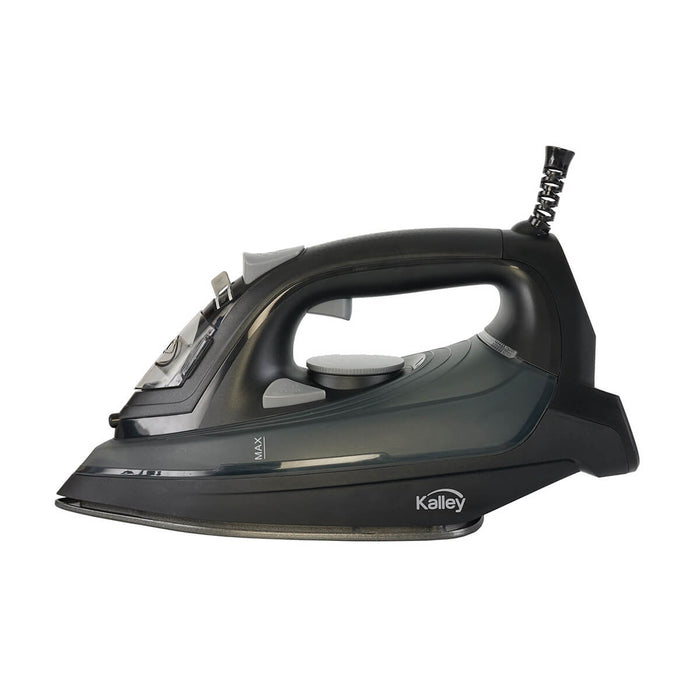 Plancha de ropa a vapor negra marca Kalley