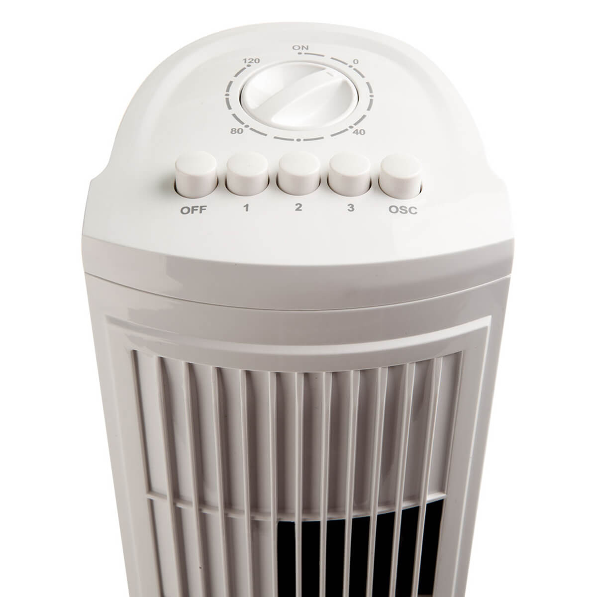 Ventilador de torre blanco marca Kalley
