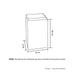 electrodomestico lavado secado lavadora haceb carga superior de 12.5 kg digital gris haceb 9003668 madecentro