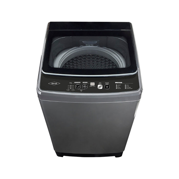 electrodomestico lavado secado lavadora haceb carga superior de 12.5 kg digital gris haceb 9003668 madecentro