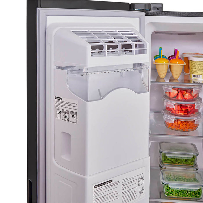 electrodomestico refrigeracion nevera bottom mount 543l dispensador agua inoxidable haceb 9003628 mp madecentro
