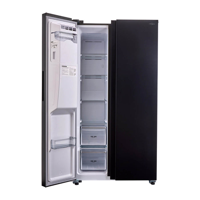 electrodomestico refrigeracion nevera bottom mount 543l dispensador agua inoxidable haceb 9003628 mp madecentro