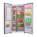electrodomestico refrigeracion nevera bottom mount 543l dispensador agua inoxidable haceb 9003628 mp madecentro