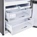 electrodomestico refrigeracion nevera no frost 311l inverter manija integrada negro esmeralda haceb 9003439 mp madecentro
