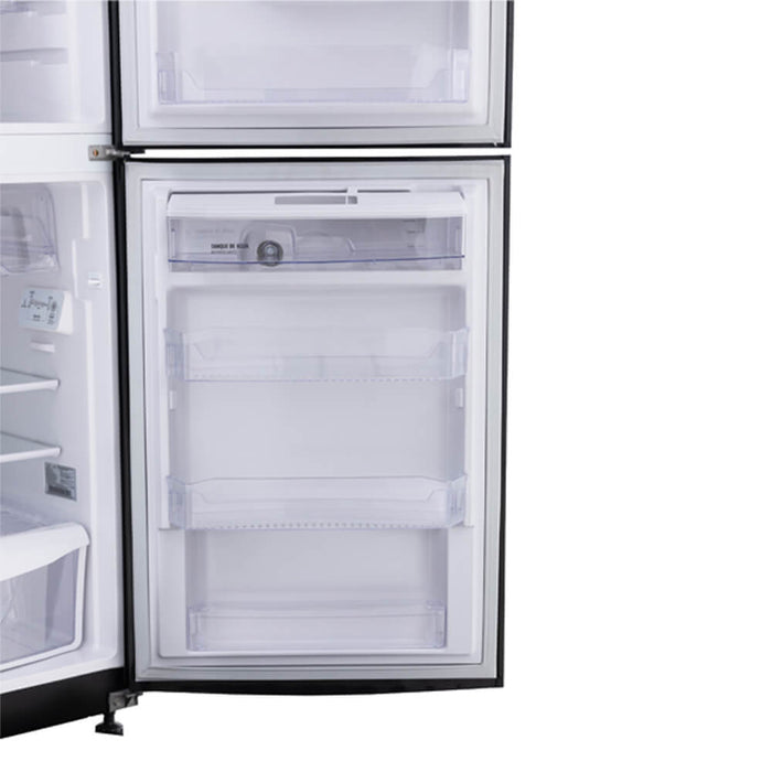 electrodomestico refrigeracion nevera no frost 243l inverter manija integrada titanio haceb 9003541 mp madecentro