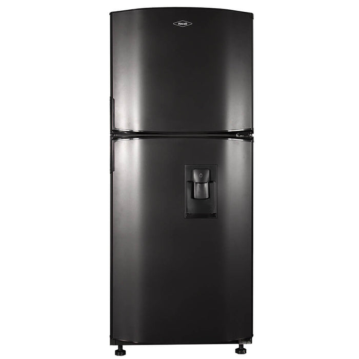 electrodomestico refrigeracion nevera no frost 243l inverter manija integrada titanio haceb 9003541 mp madecentro