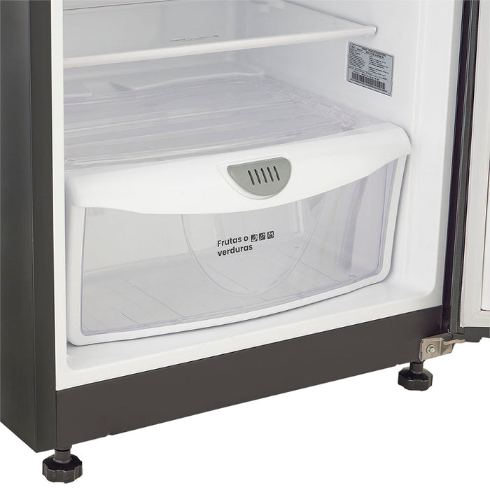 electrodomestico refrigeracion nevera no frost 243l manija integrada gris plomo haceb 9002966 mp madecentro