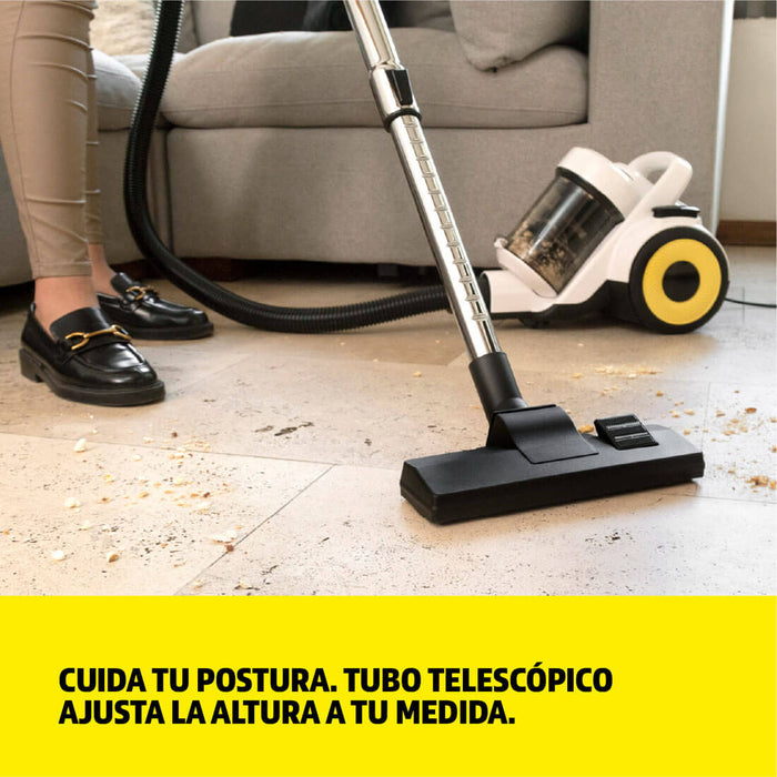 electrodomesticos aspirado limpieza aspiradora sin bolsa vcl 3 cyclonic karcher clac380 mp madecentro