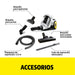 electrodomesticos aspirado limpieza aspiradora sin bolsa vcl 3 cyclonic karcher clac380 mp madecentro
