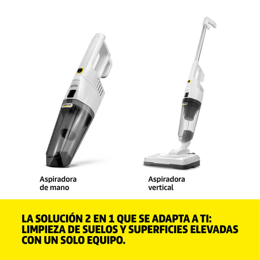 electrodomesticos aspirado limpieza aspiradora vertical 2 en 1 vcl1 karcher karcher clav370 mp madecentro