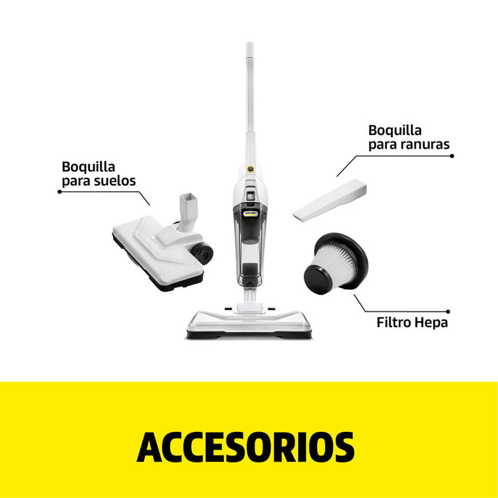 electrodomesticos aspirado limpieza aspiradora vertical 2 en 1 vcl1 karcher karcher clav370 mp madecentro