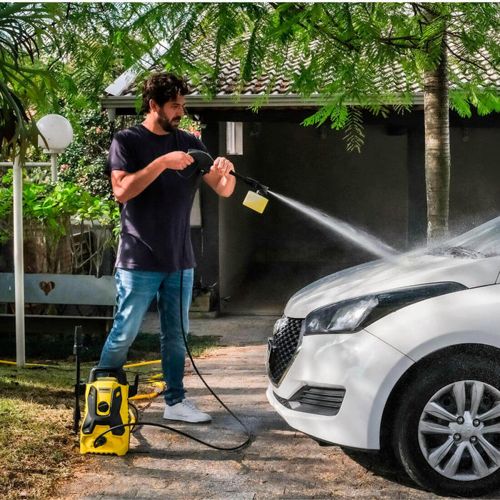 electrodomesticos aspirado limpieza hidrolavadora portatil karcher 1450 psi karcher clhp340 mp madecentro