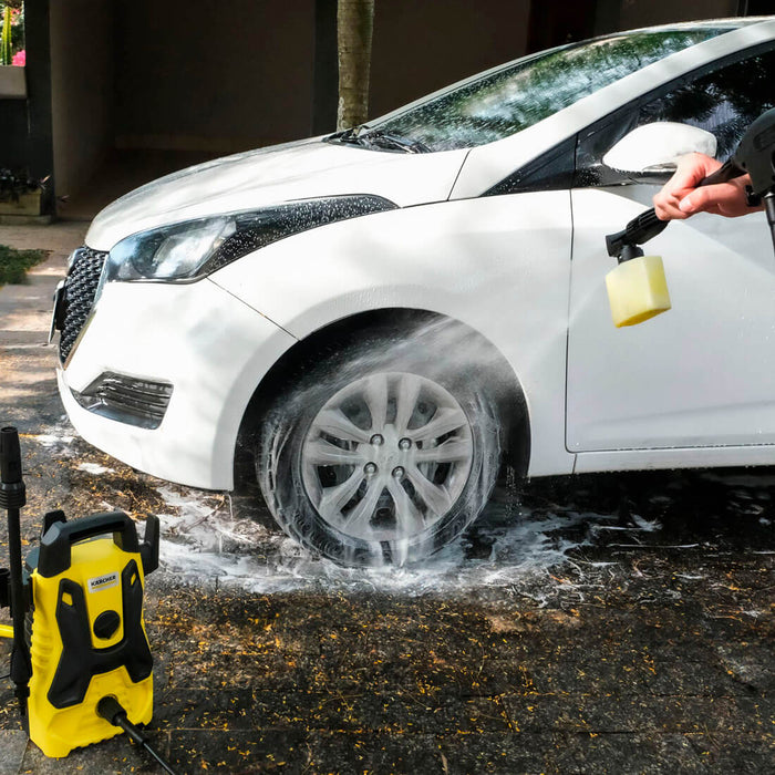 electrodomesticos aspirado limpieza hidrolavadora portatil karcher 1450 psi karcher clhp340 mp madecentro