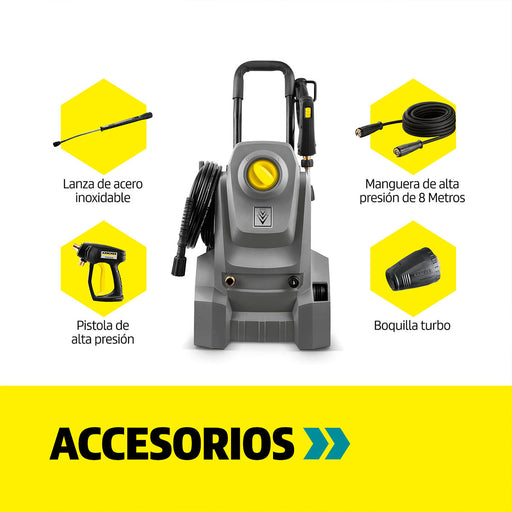 electrodomesticos aspirado limpieza hidrolavadora profesional hd 4 8 classic 1740 psi karcher karcher clhp360 mp madecentro