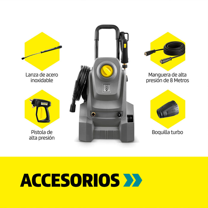 electrodomesticos aspirado limpieza hidrolavadora profesional hd 4 8 classic 1740 psi karcher karcher clhp360 mp madecentro