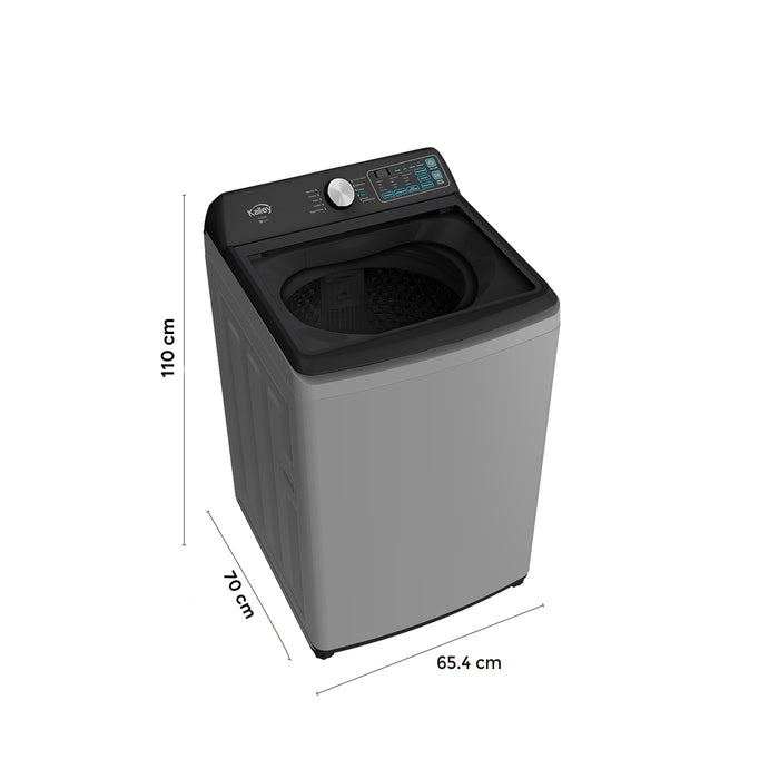 electrodomesticos lavado y secado lavadora kalley digital gris de 22 kg lv0482k0234 mp madecentro