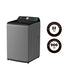 electrodomesticos lavado y secado lavadora kalley digital gris de 22 kg lv0482k0234 mp madecentro